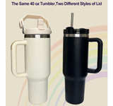 2PCS Handle Flip Straw Lid Replacement for Stanley 40 oz Tumbler, Spill Proof - Image 4