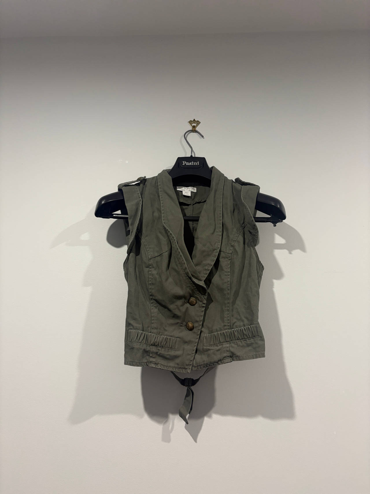 Cotton on Sleeveless Utility Vest Bodysuit