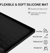 51.2" x 25.6" Washer and Dryer Top Cover Mat,Silicone Washer Dryer Countertop - Image 3