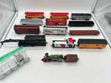 Large Vintage HO Scale Train Lot Cars Track 3 Transformers Bridges Parts Unteste - Image 7