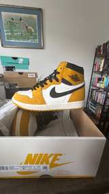 9.5M Air Jordan 1 Retro High OG Yellow Ochre - Image 3