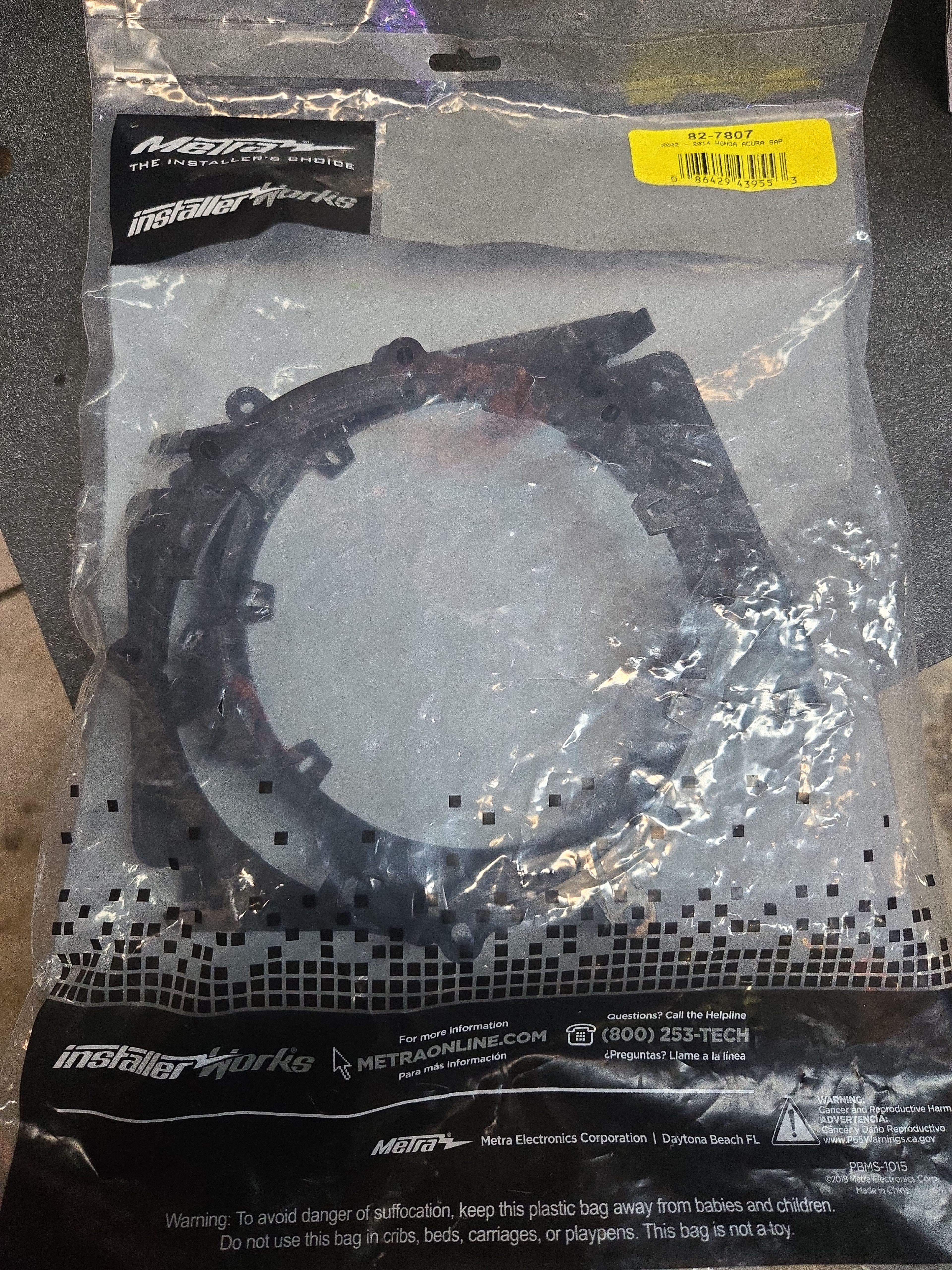 Metra 82-7807 Honda/Acura Speaker Adapter Brackets