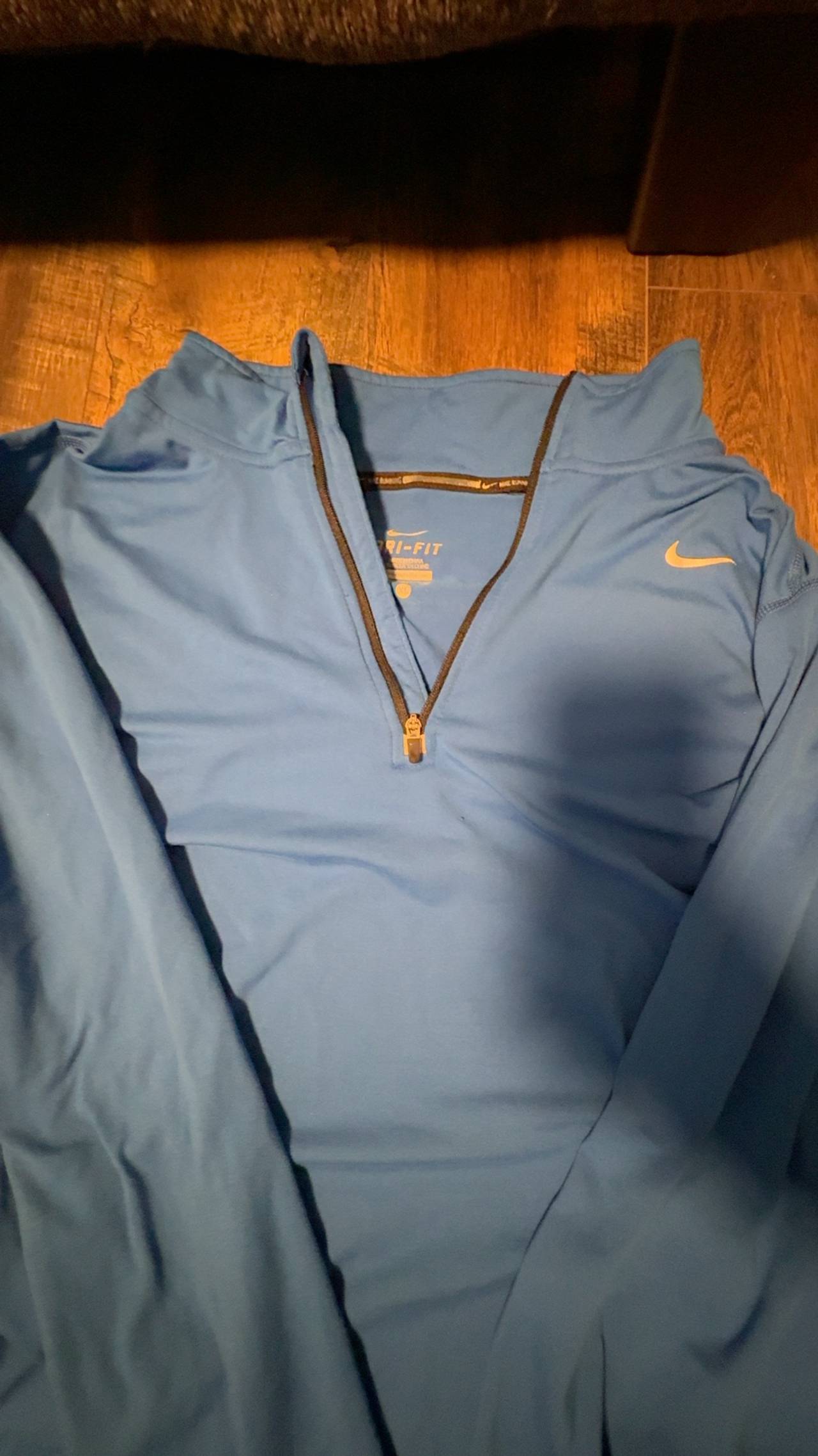 Nike Quarter Zip Pullover Blue men’s XL dri-fit element run shirt 