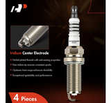 PRINATE Iridium Platinum Spark Plug 4-Pack 90117 PNT-ILT6RE-11  - Image 2