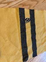 Nautica Yellow Knit Scarf with Navy Stripes - Image 3