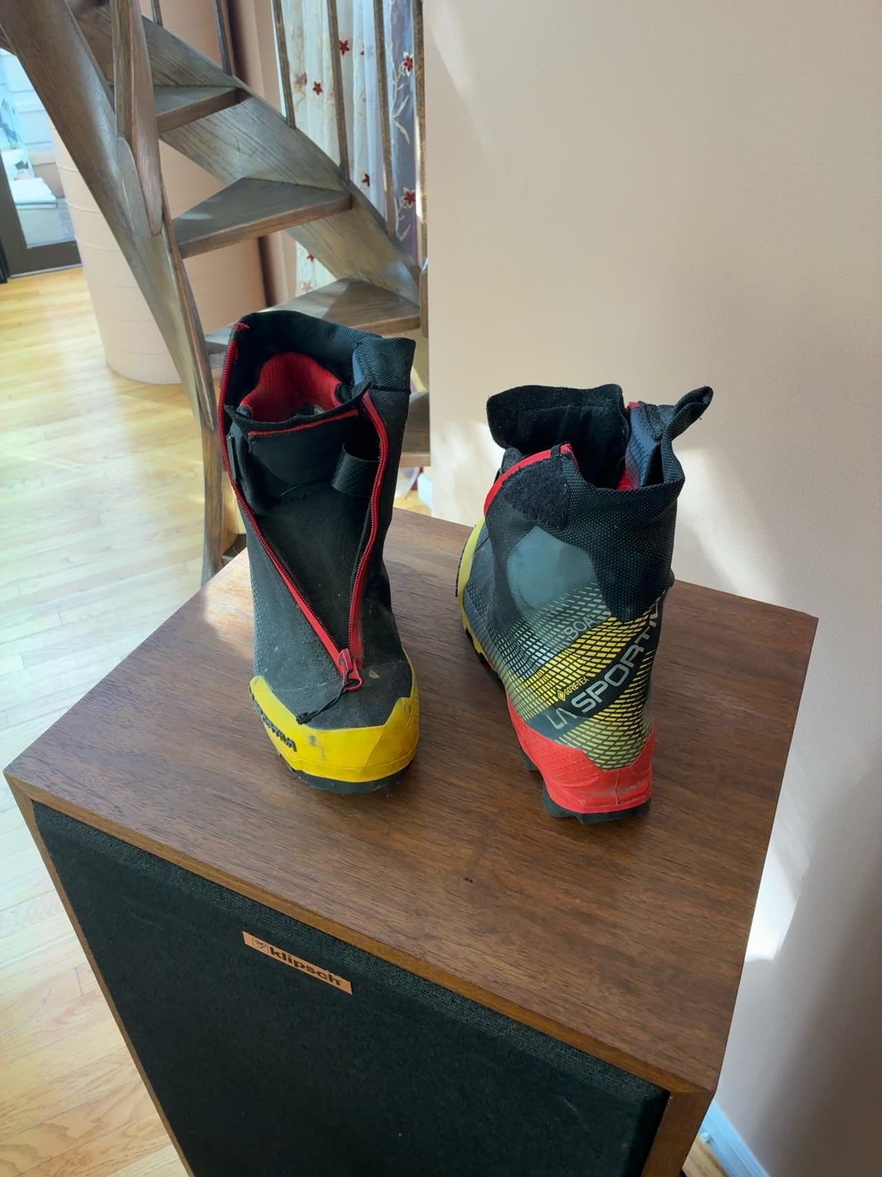 La Sportiva G-Tech Mountaineering Boot Black/Yellow