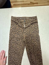 American Eagle Leopard Print Jeans - Image 1