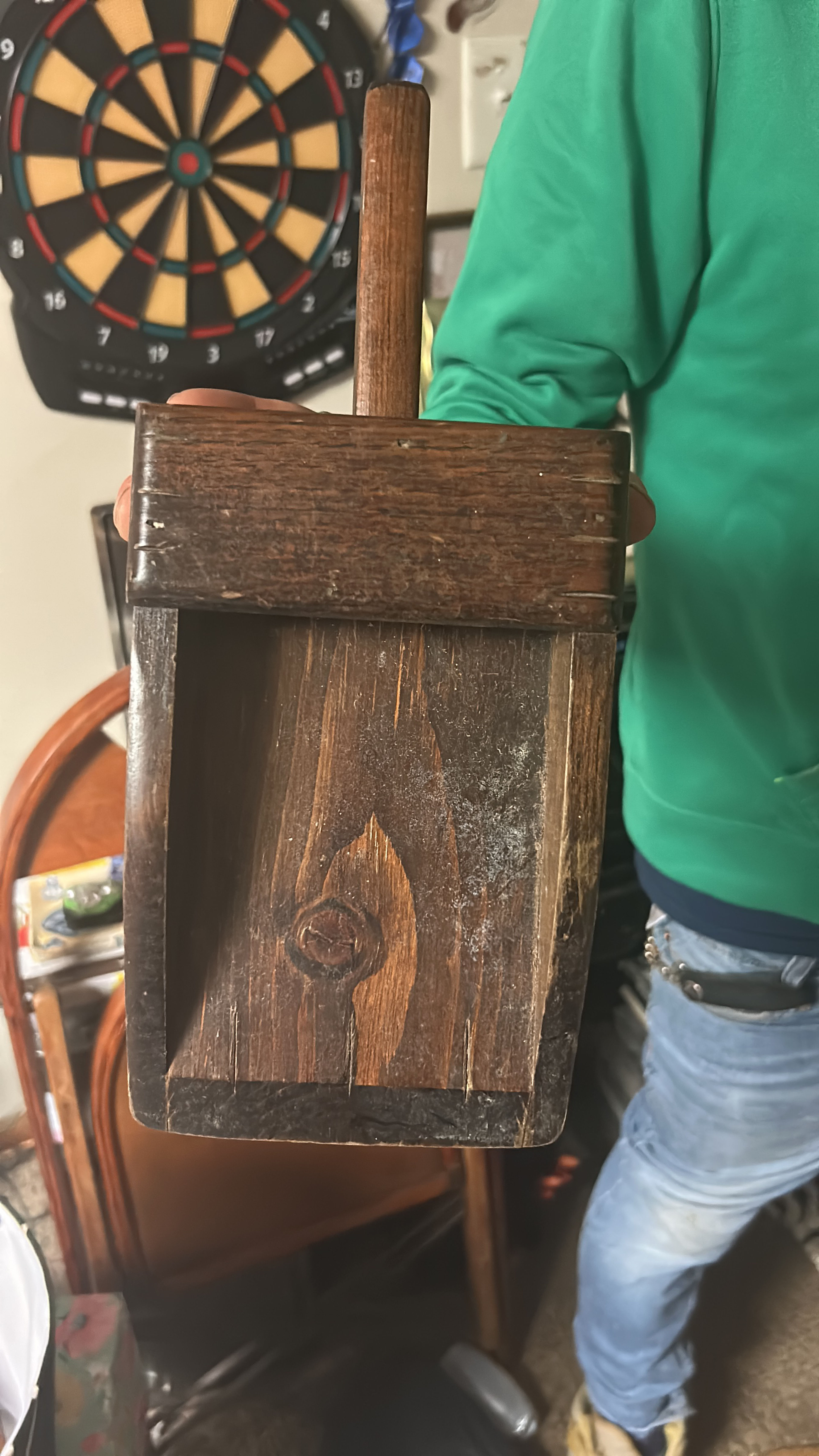 Vintage Wooden Dustpan