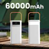 60000mAh Portable Power Bank with LED Light and Digital Display - Image 1