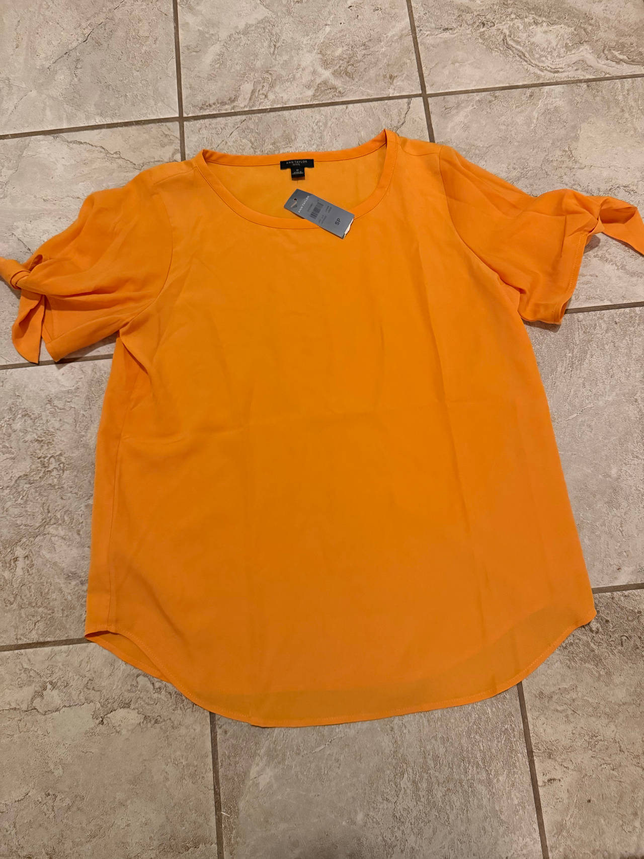 Ann Taylor Petite Orange Blouse