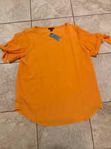 Ann Taylor Petite Orange Blouse - Image 1