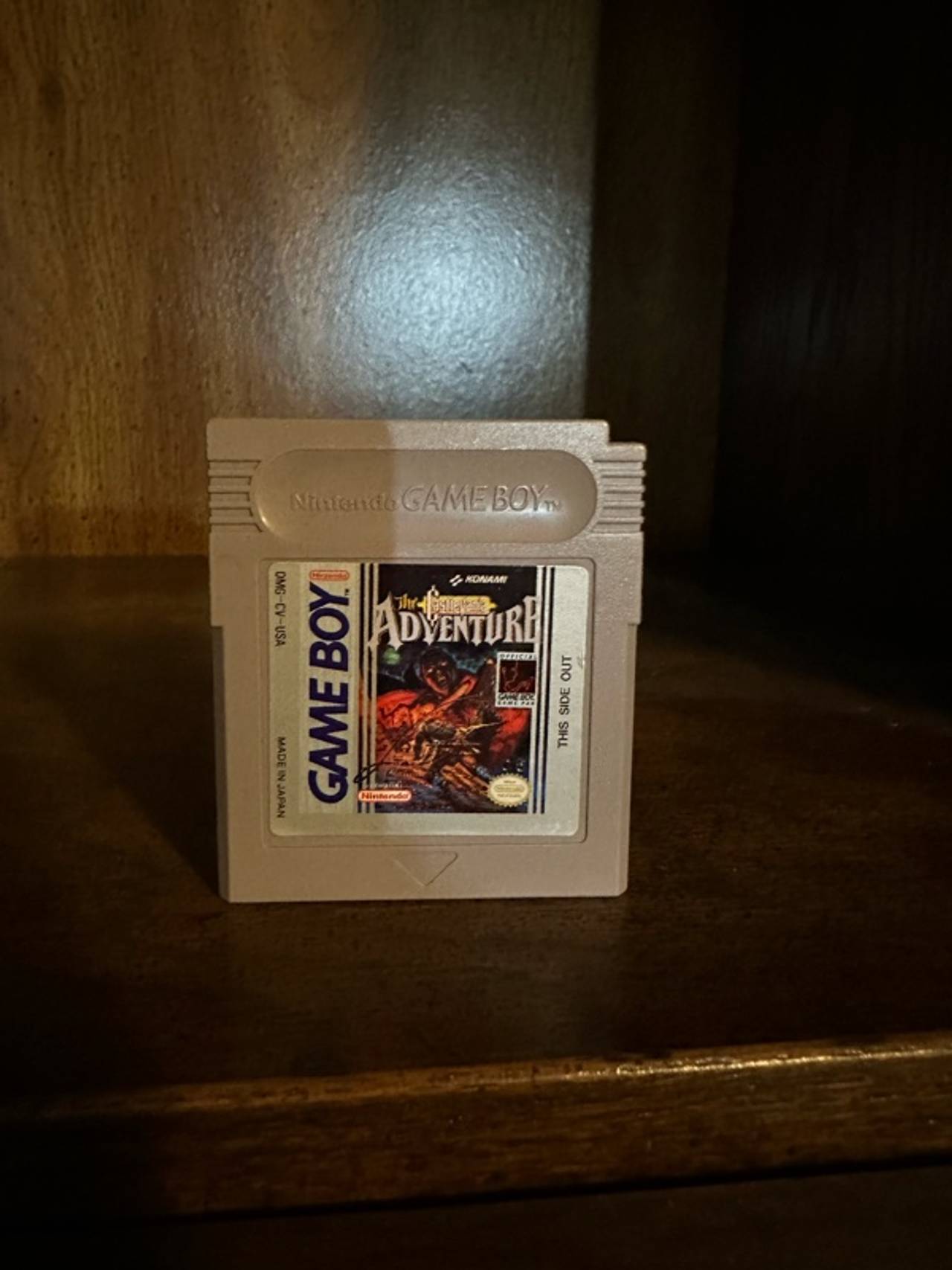 Nintendo Game Boy Castlevania: The Adventure Cartridge