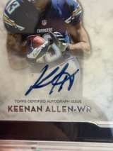2013 Topps Museum Collection Keenan Allen Dual Relic Auto Rookie Card /95 SGC 6/10 - Image 5