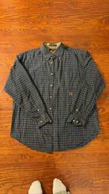 Tommy Hilfiger Men's Blue Plaid Shirt - Image 1