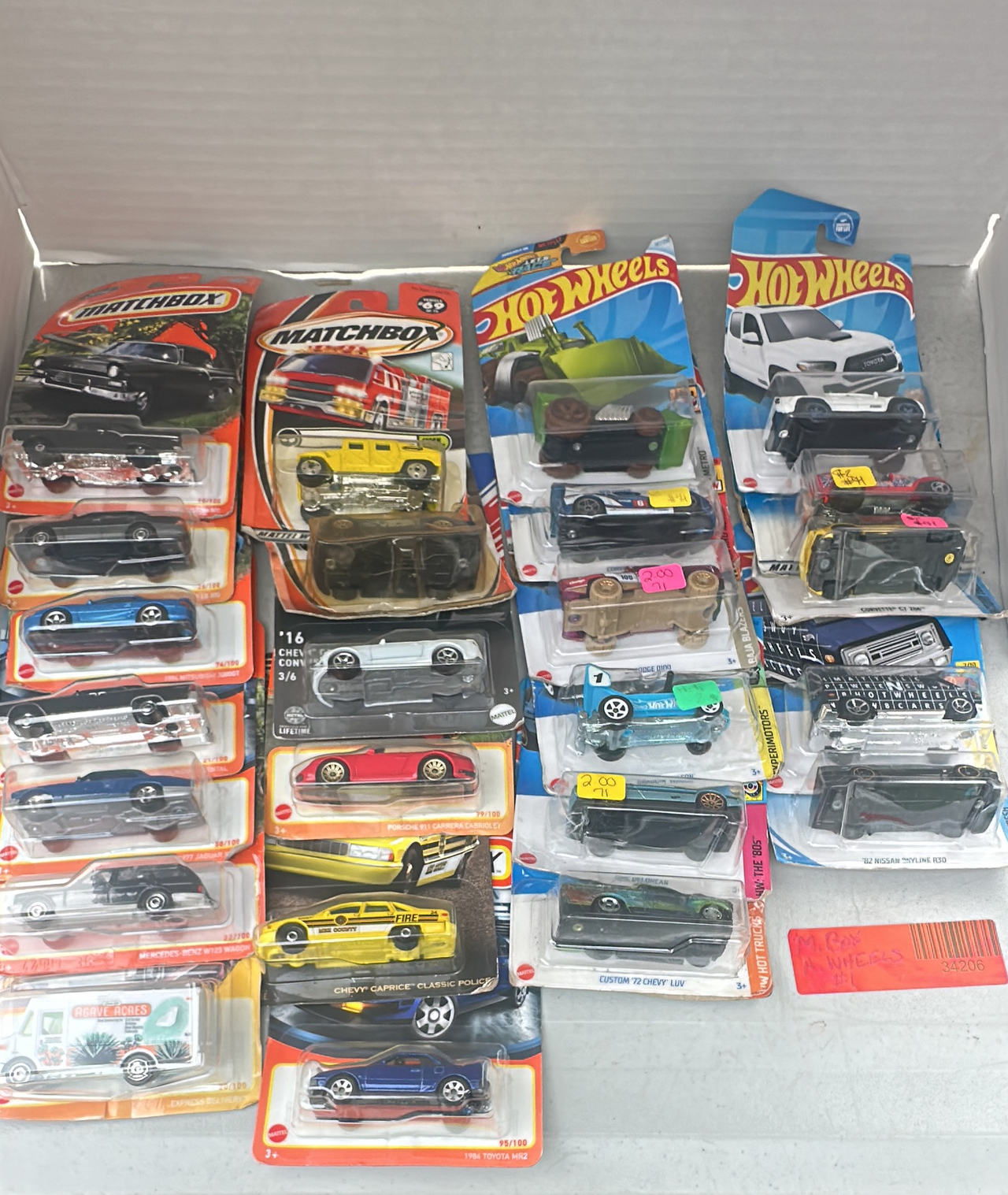 Hot Wheels and Matchbox Die-Cast Car Collection