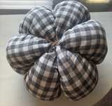 Buffalo Check Fabric Pumpkin Decor - Image 2