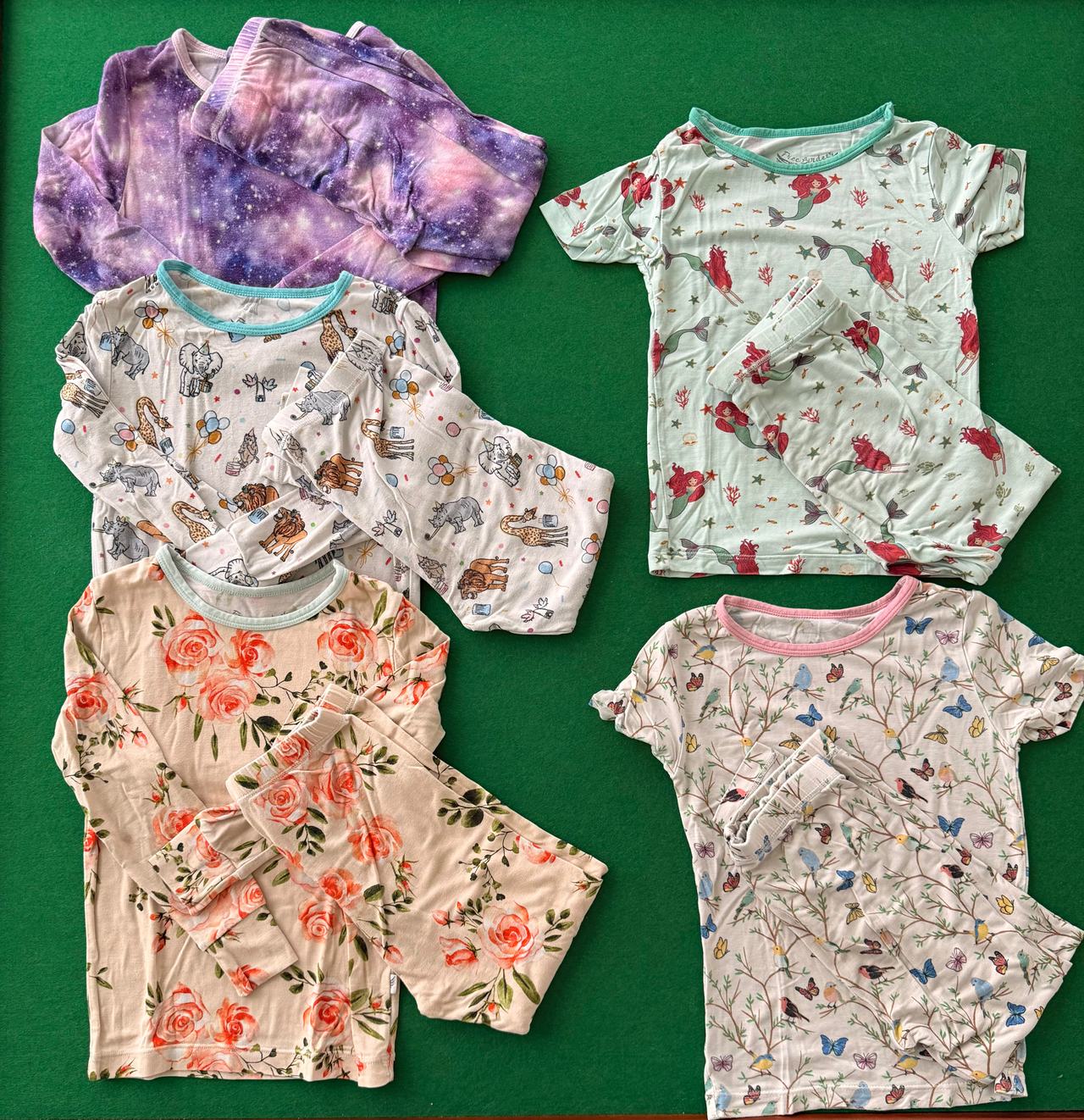 Free Birdees 3T Bamboo Pajama Bundle 5 Pairs