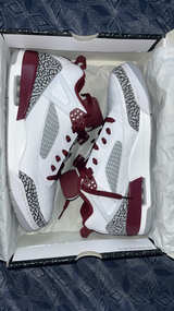 Jordan Spizike Low, White/Red-Wolf Grey - Image 6