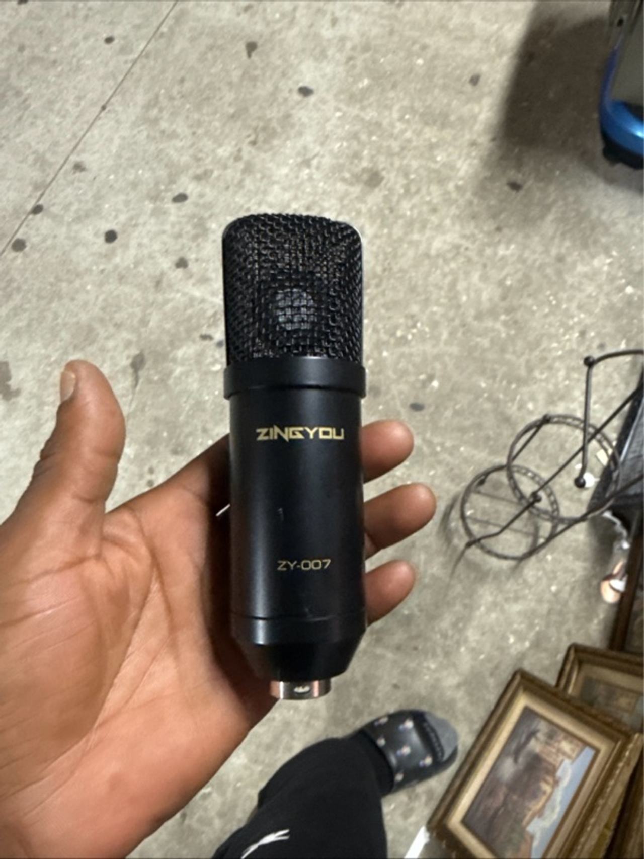 ZINGYOU ZY-007 Condenser Microphone Black