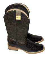 Roper Women's Riley Caiman Print Western Boots Size 9 NWT - Image 5