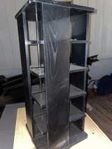 Rotating Spinning Storage Tower Wood Floor Rack Carousel - Image 3