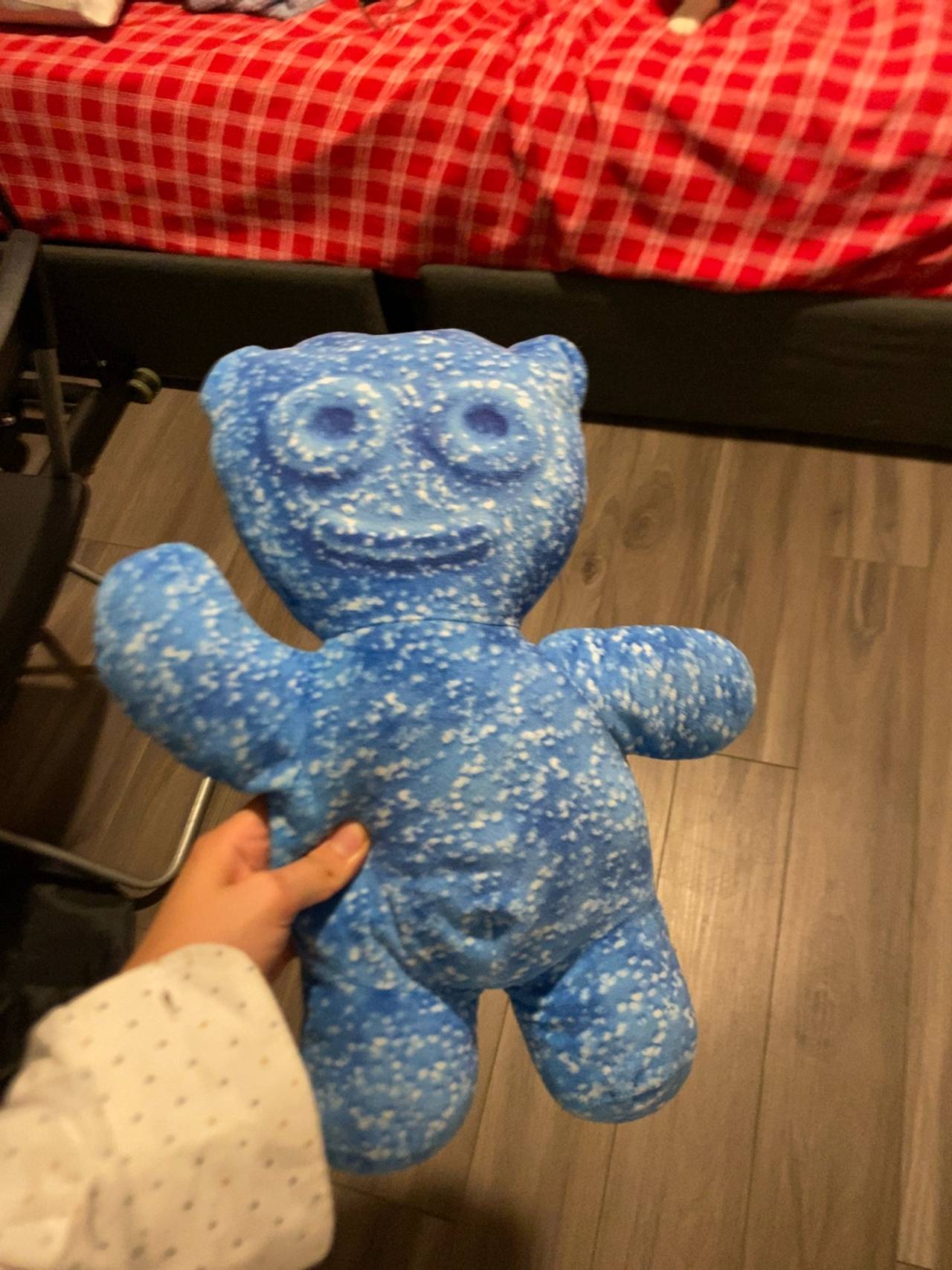 Sour Patch Kids Blue Plush Pillow 16‑inch