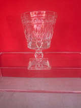 Colony Park Lane Vintage Clear Glass Water Goblet Stemmed Glass - Image 1