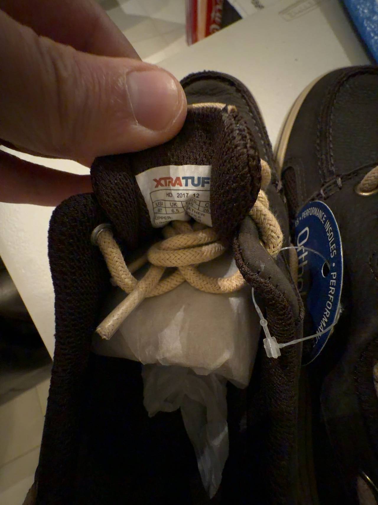 Xtratuf Finatic II Men's Brown Leather Boat Shoe Men’s Size 7