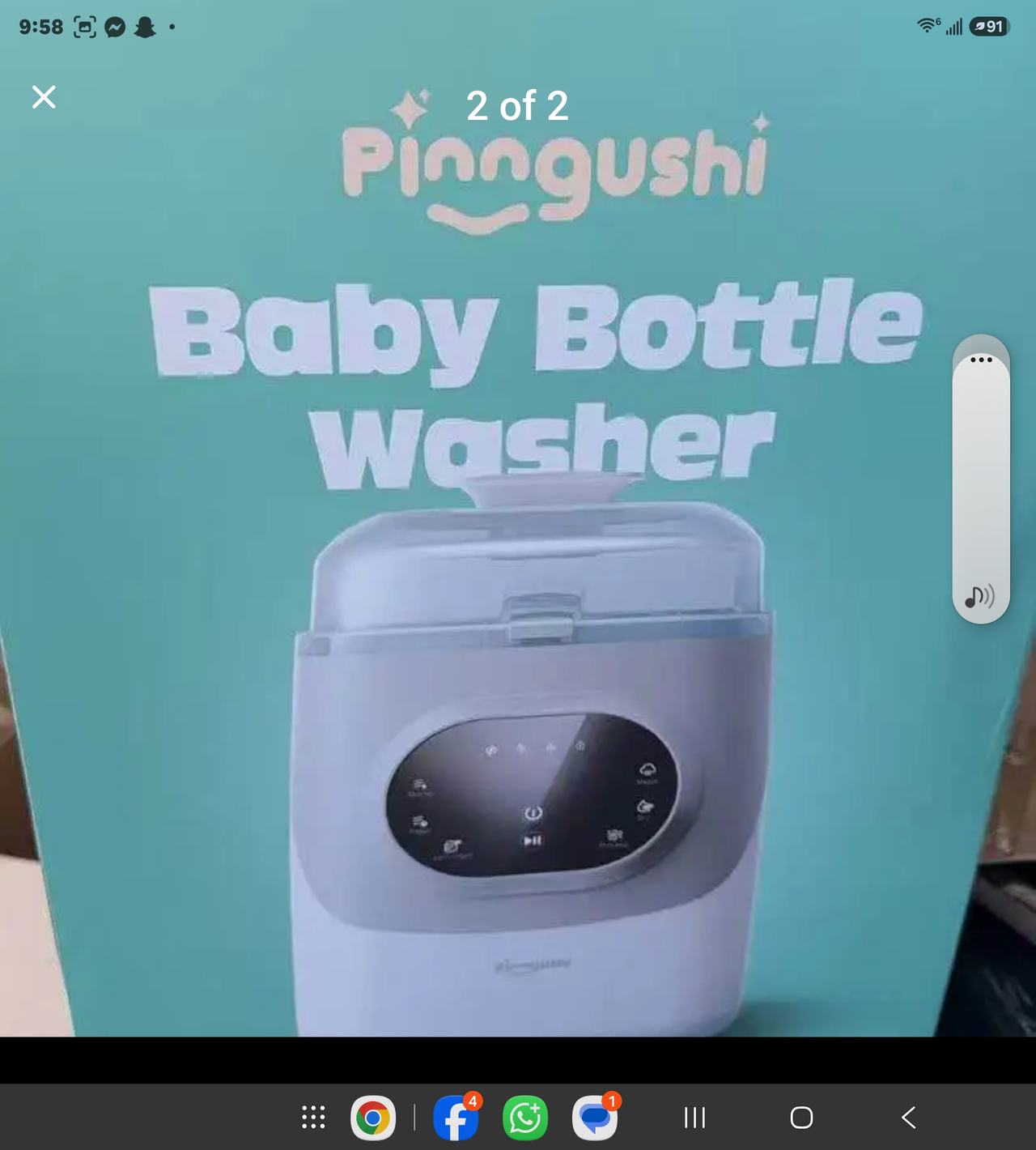 $60  Pinngushi 4-in-1 Baby Bottle Washer