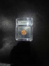 1957-D Lincoln Wheat Cent MS64 RD ICG Graded Coin - Image 1