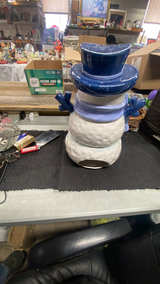 Ceramic Snowman Beverage Dispenser - Image 2