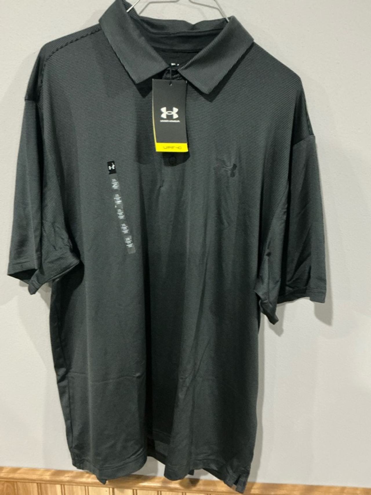 Under Armour Men's Polo Shirt Black Size XL