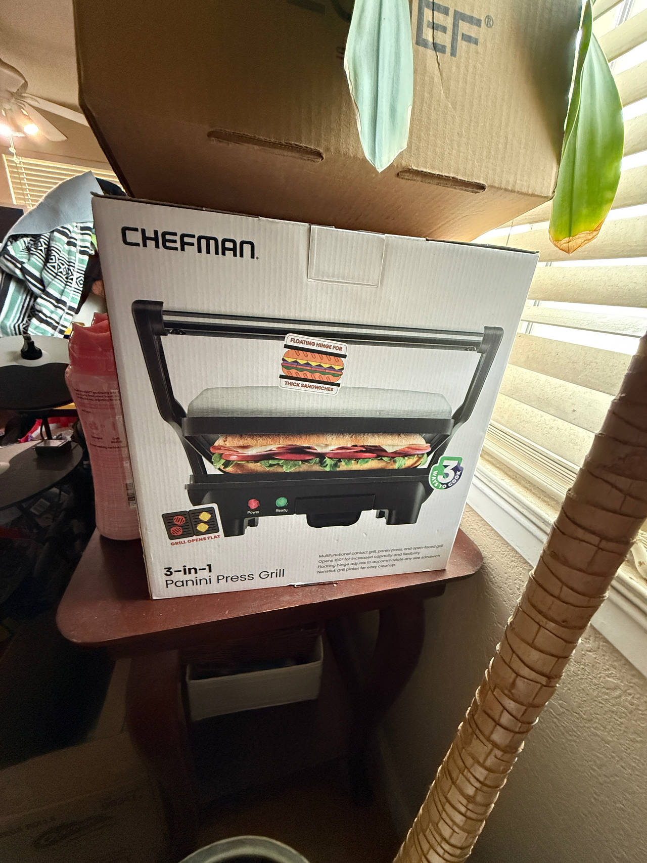 Chefman 3-in-1 Panini Press Grill