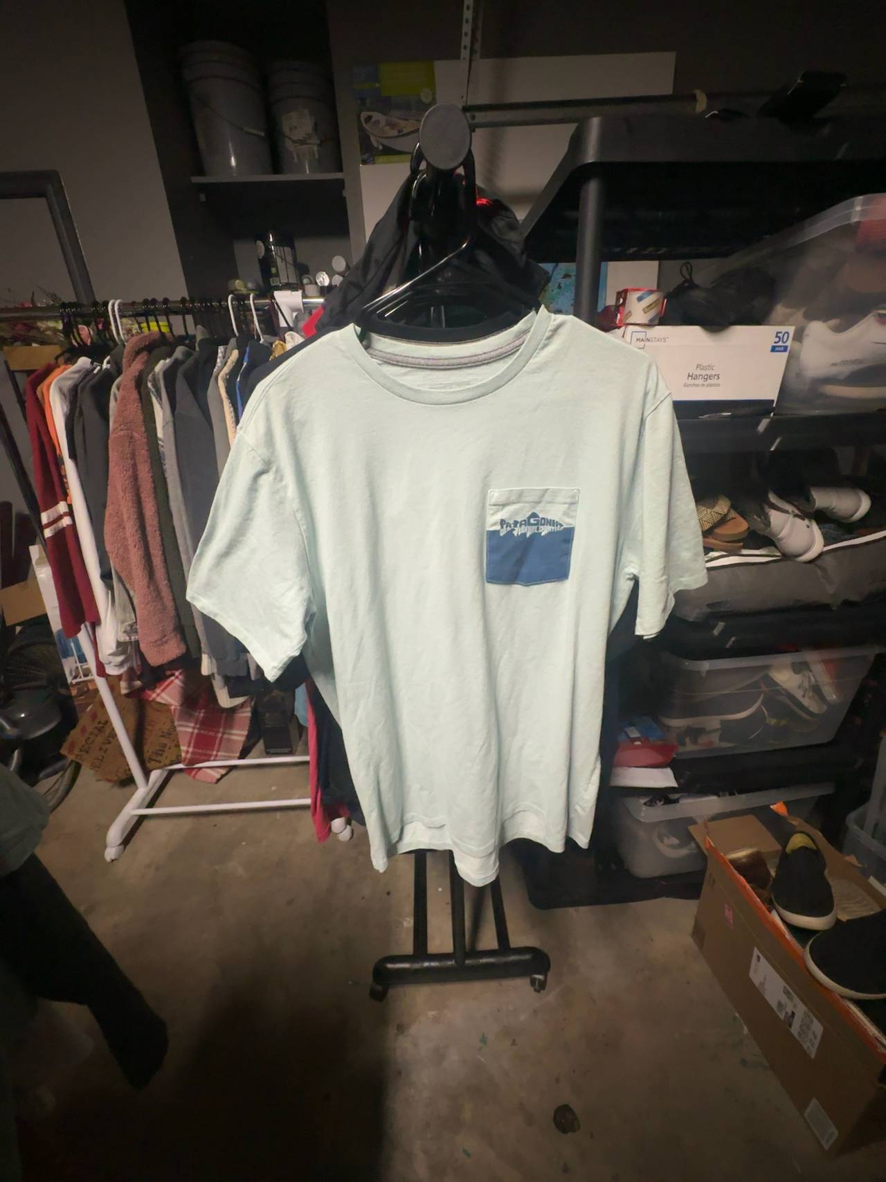 Patagonia Men's Wild Waterline Pocket Tee Size Medium (can be unisex)