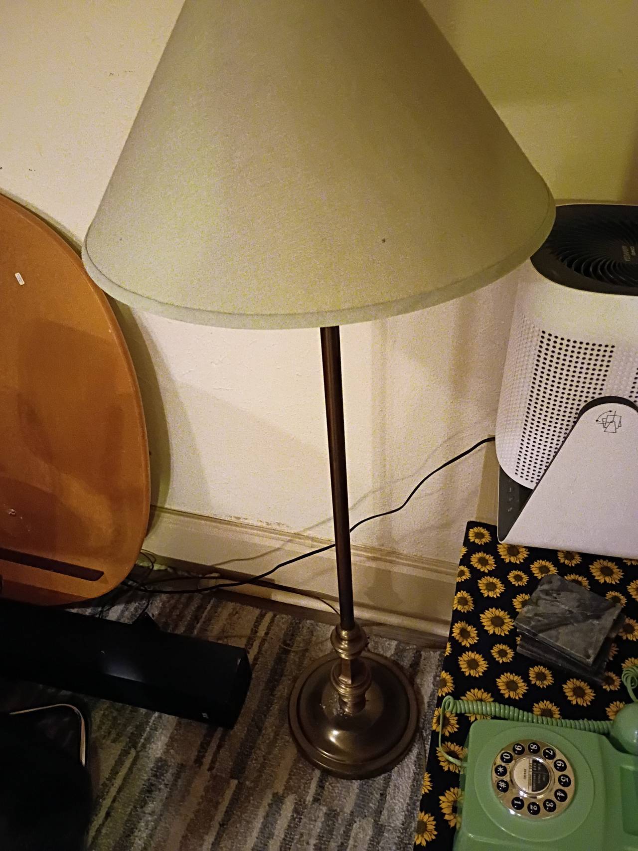 Vintage Brass Floor Lamp
