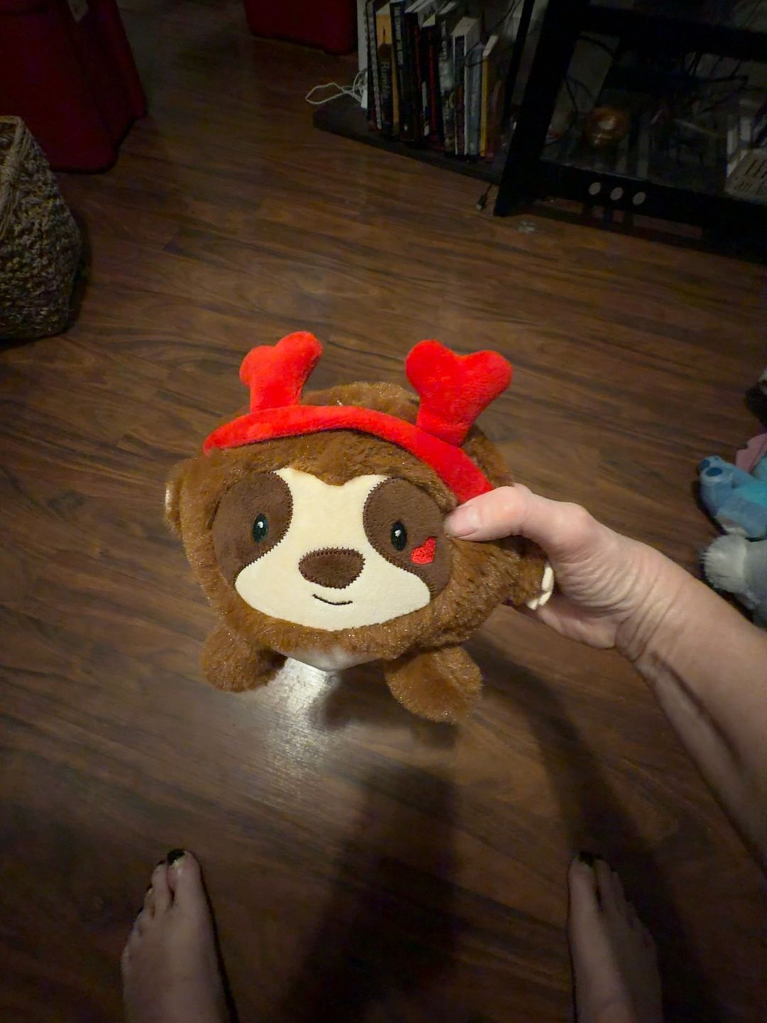 American Greetings Sloth Plush with Earmuffs