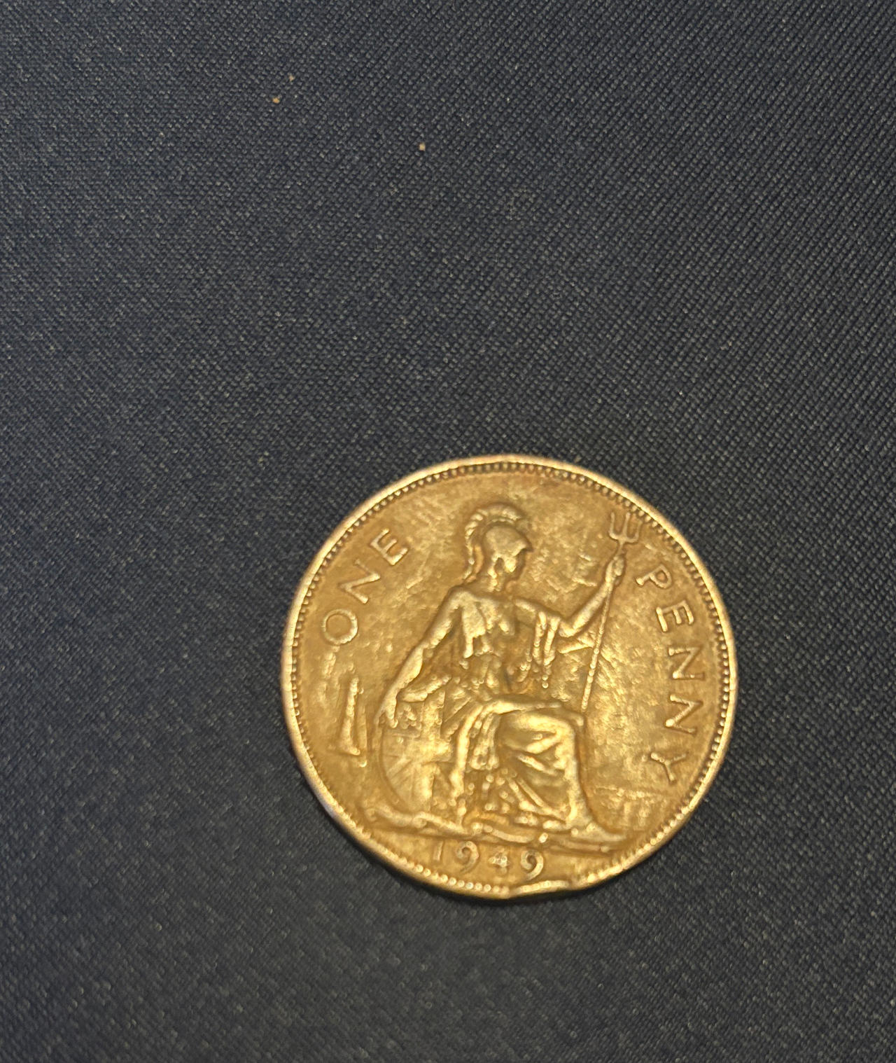 1949 British One Penny Coin