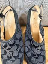Coach Signature Jacquard Wedge Sandals - Image 4