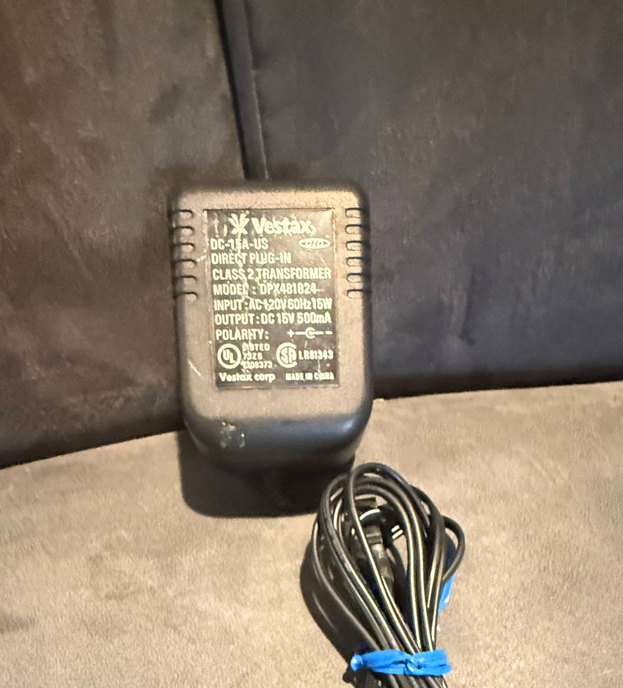 OEM Vestax DC-15A-US AC Power Adapter