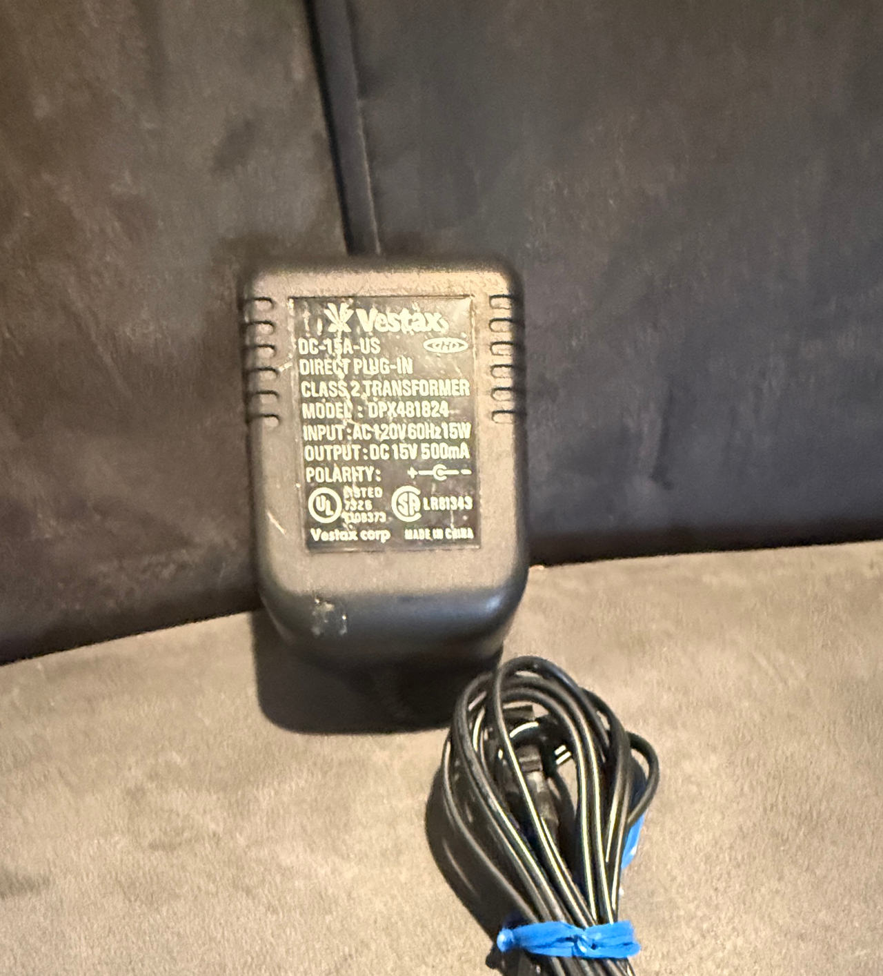OEM Vestax DC-15A-US AC Power Adapter