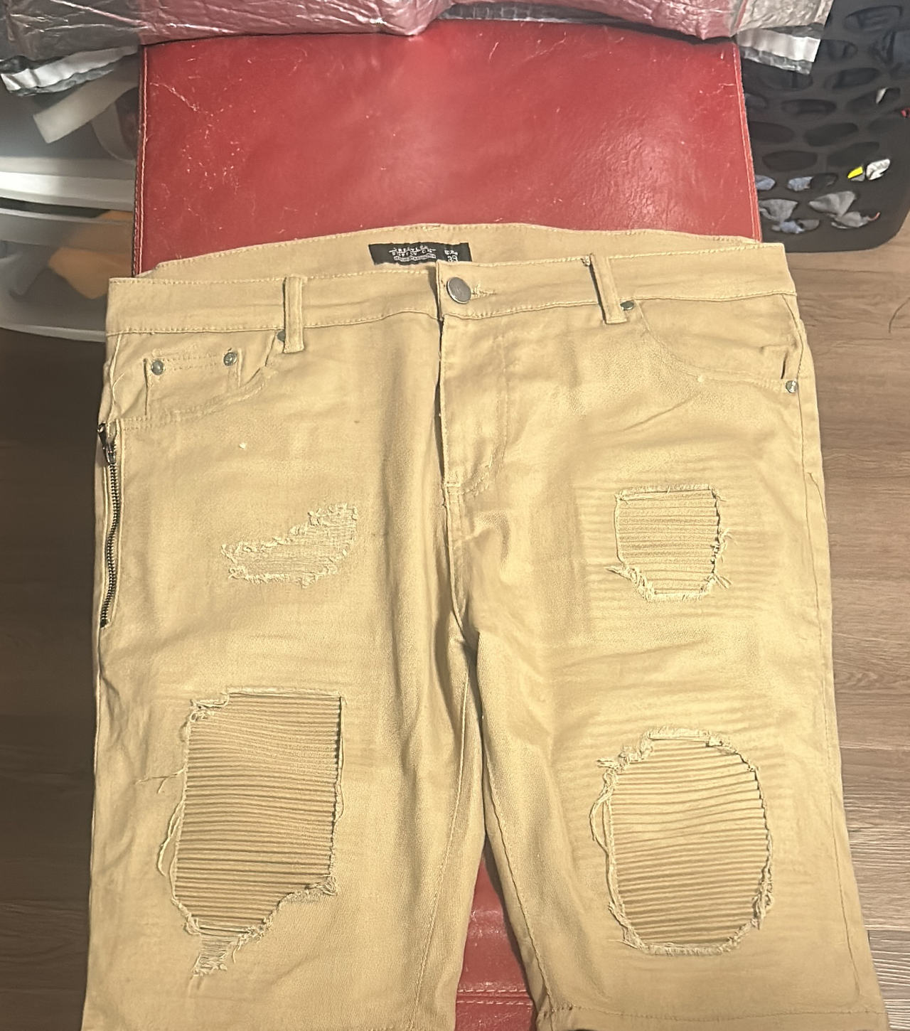 Twillory Distressed Biker Jeans