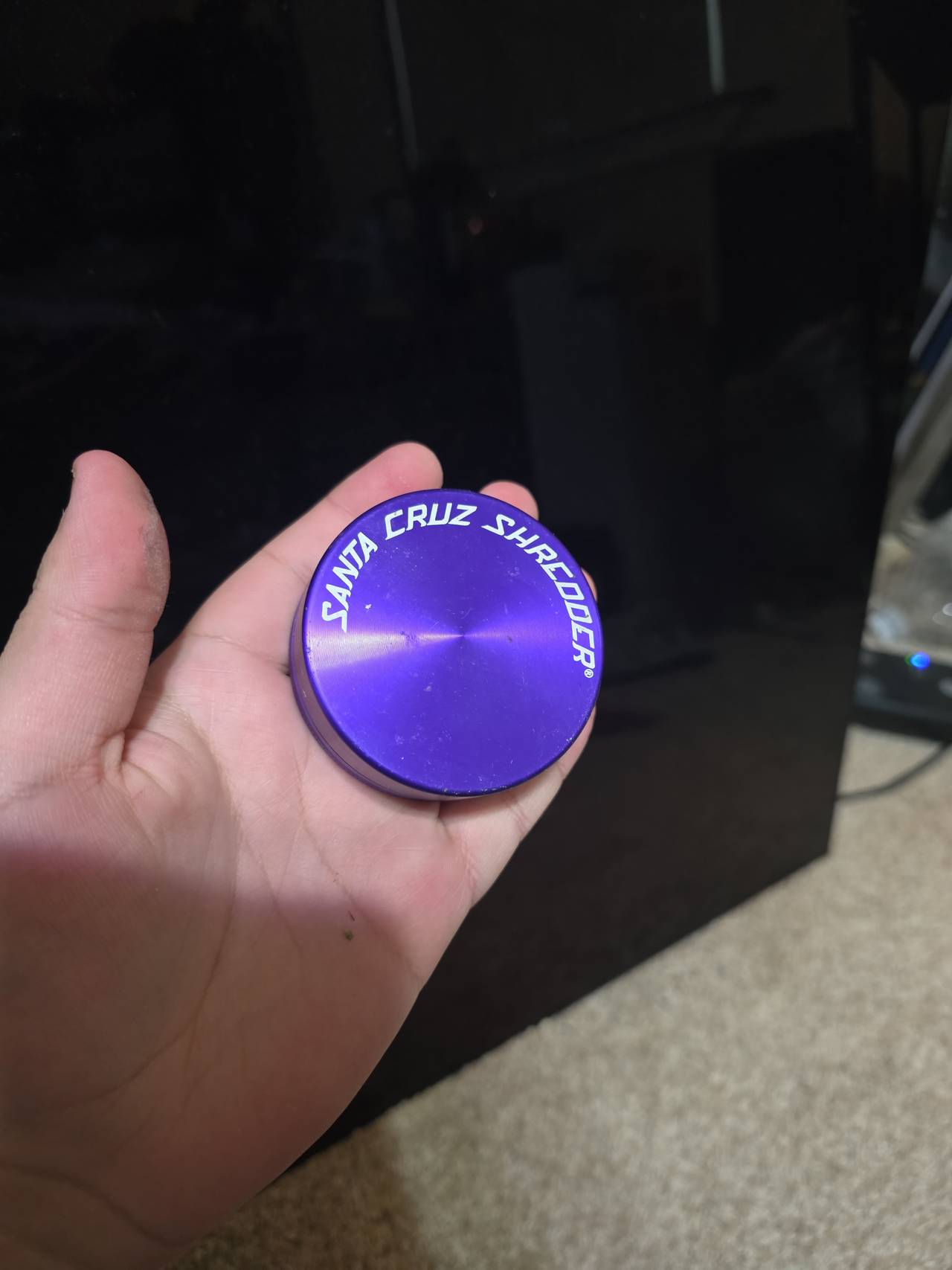 Santa Cruz Shredder 2-Piece Herb Grinder Medium Purple