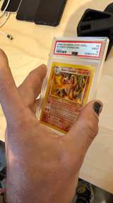 2000 Pokemon Gym Challenge Blaine's Charizard Holo PSA 9 - Image 2