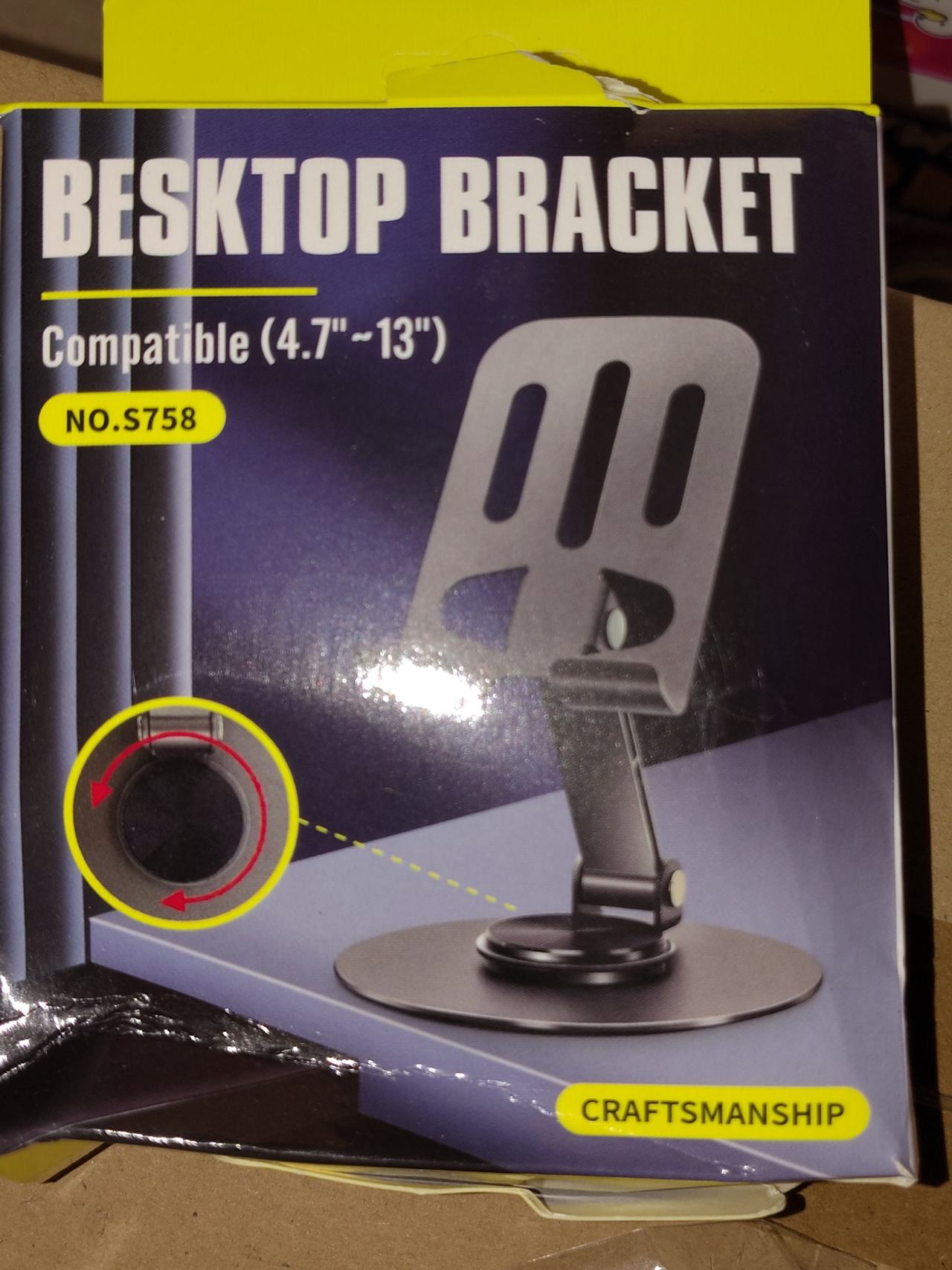 Desktop Bracket S758 Tablet and Phone Stand