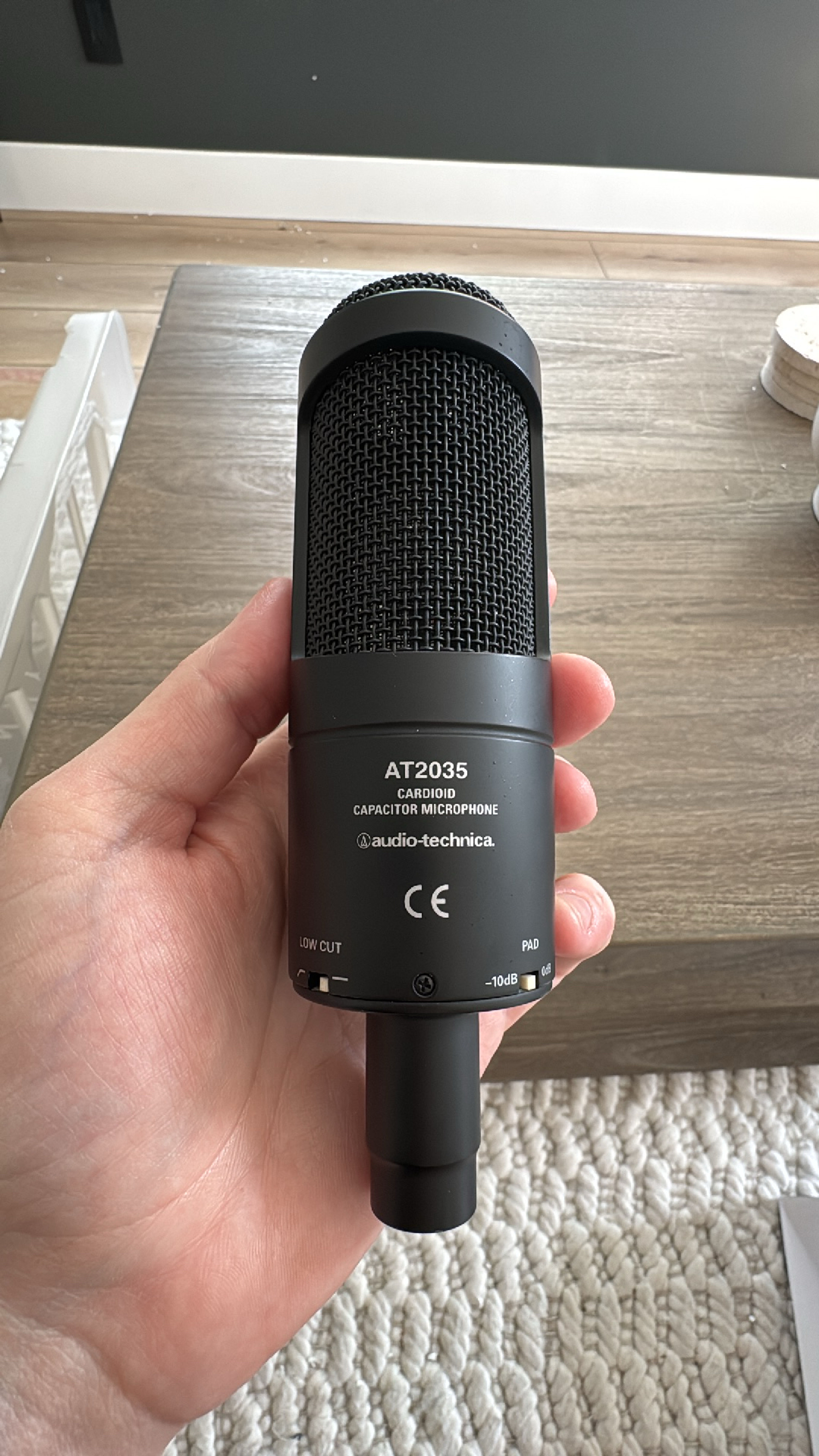 Audio-Technica AT2035 Cardioid Condenser Microphone