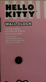 Hello Kitty Wall Clock brand new unopened  - Image 2
