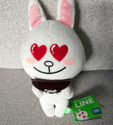 Takara Tomy Arts LINE Friends Cony Heart Eyes Plush - Image 1