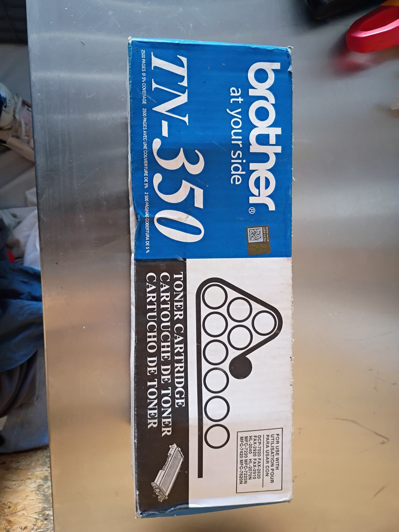 Brother TN-350 Black Toner Cartridge