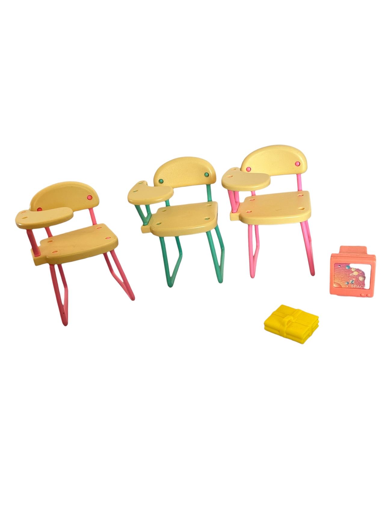 Barbie School Classroom Desk Furniture Set vtg 1990s 30000