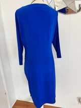 Lauren Ralph Lauren Royal Blue Ruched Sheath Dress - Image 5